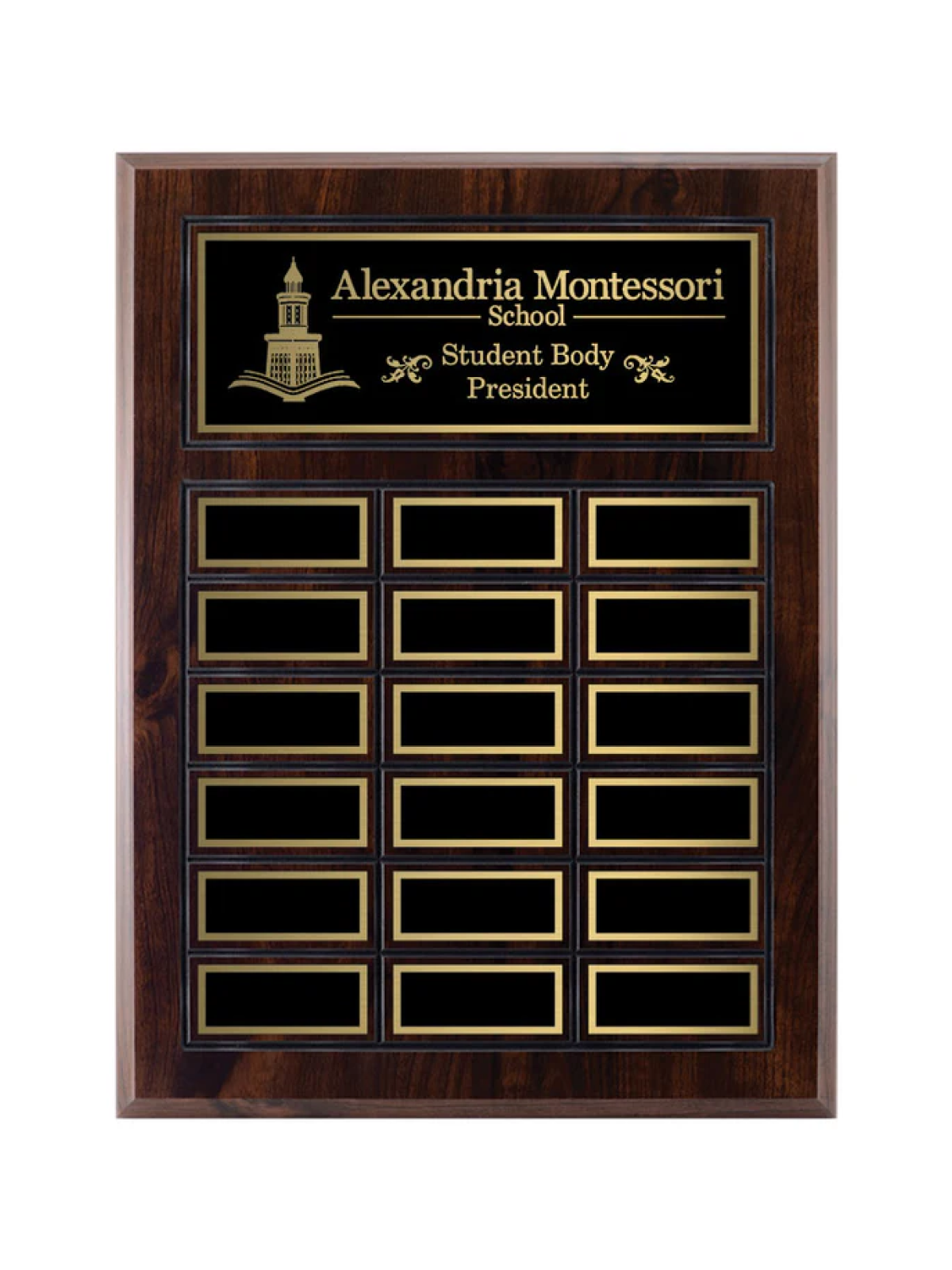 18 Year Annual Plaque