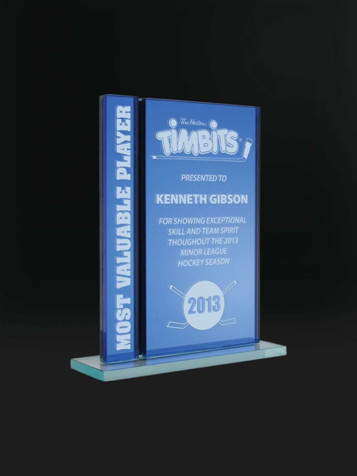 Moncton Blue Mirror – Hockey Award