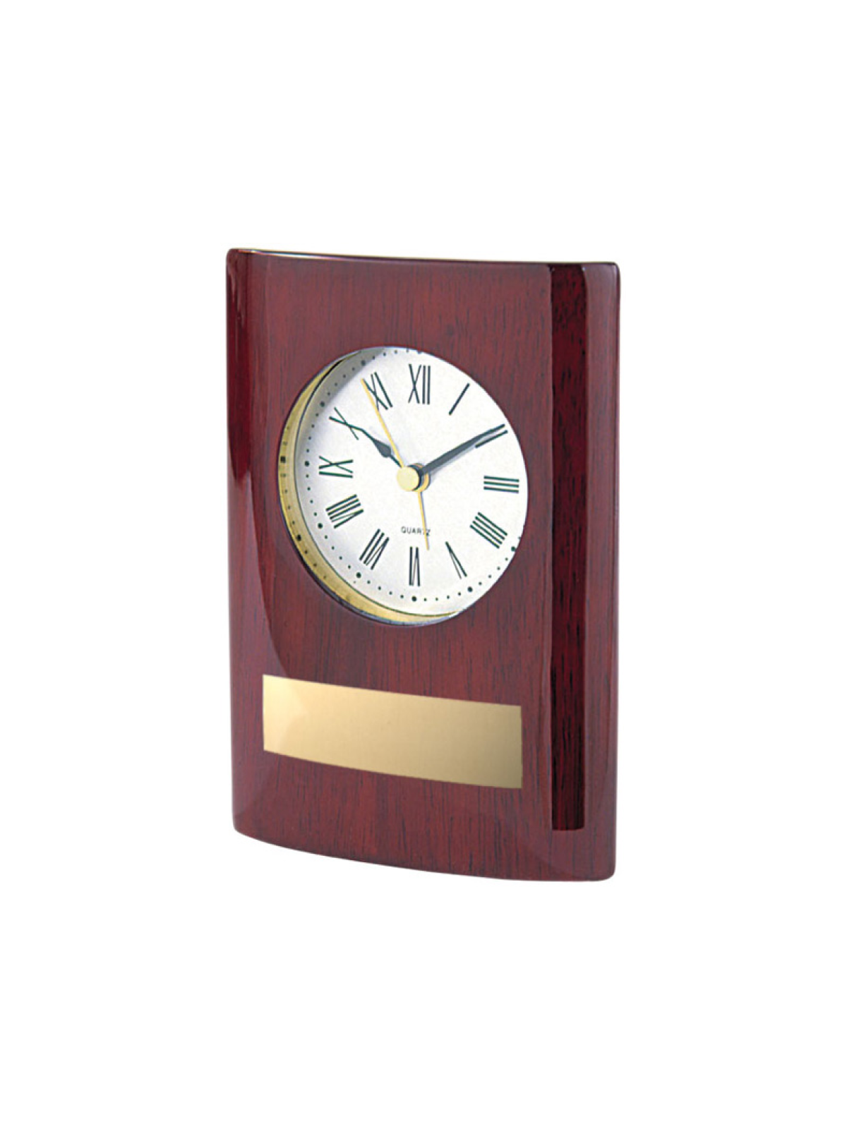 Rosewood Stand-Up Clock - The Engraving Shoppe