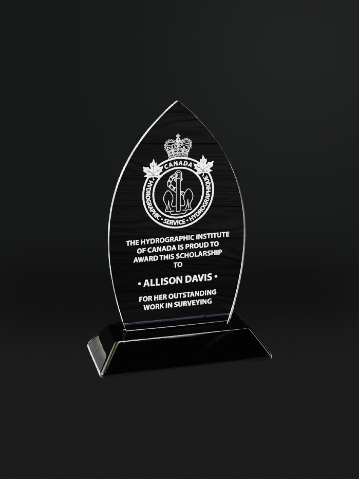 Snap-In Peak Acrylic Award