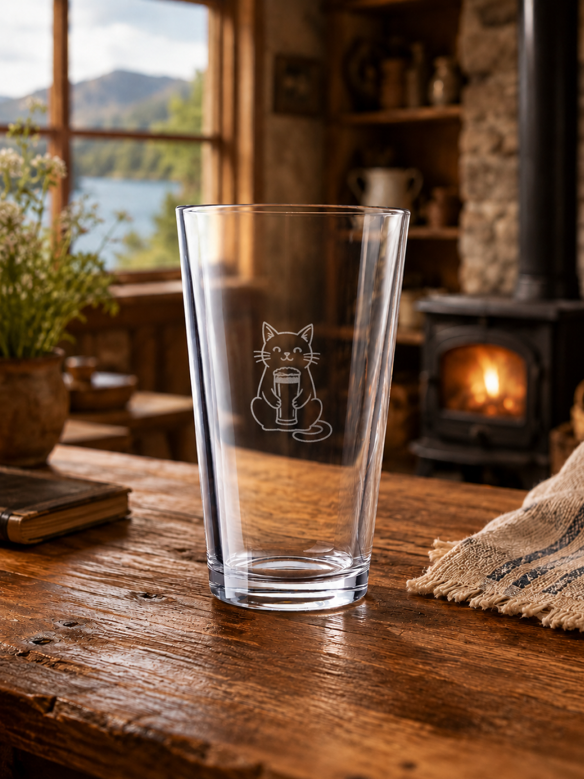 Cardinal Beer Mixing Glass