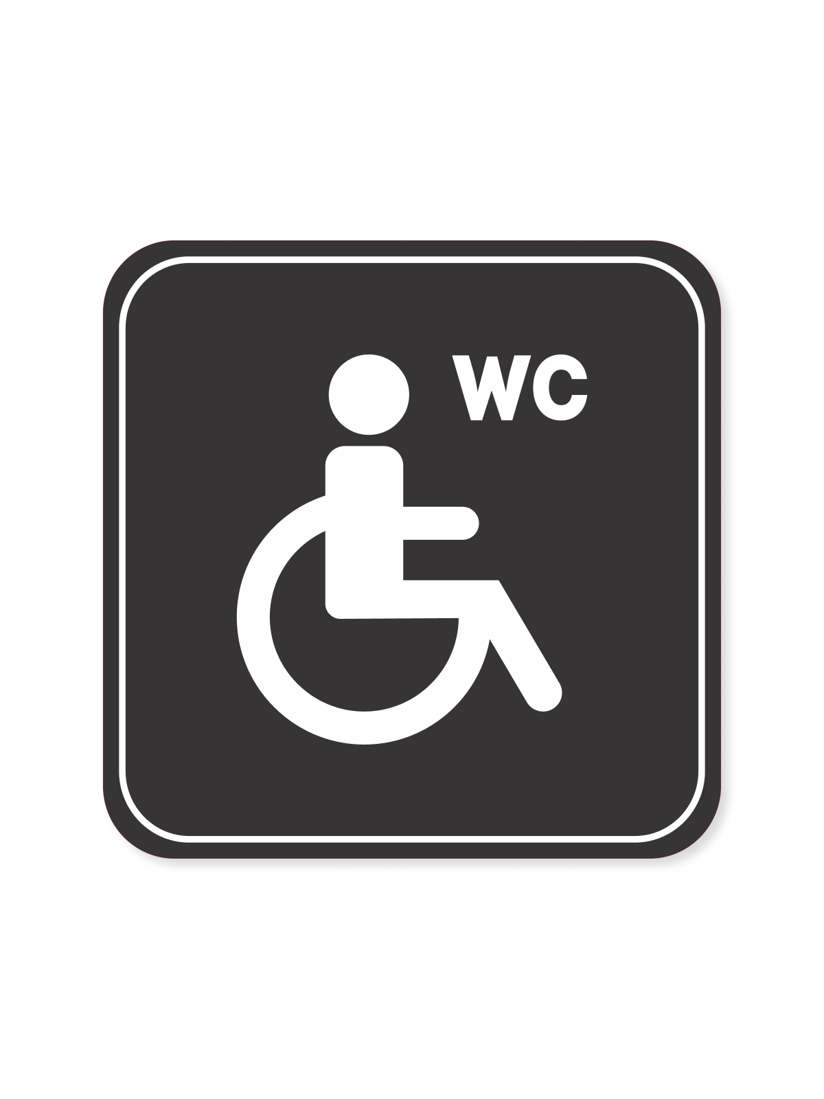 "Accessible Washroom" Aluminum Signs