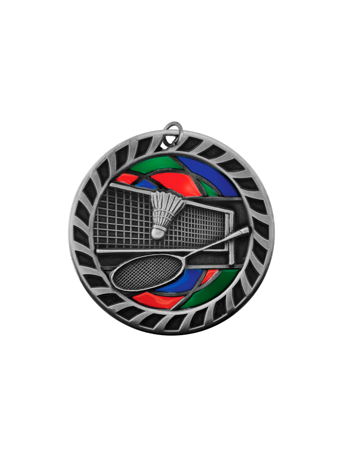 Stained Glass Medals - Badminton