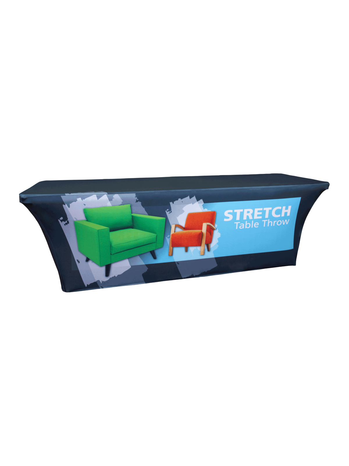 Stretch Dye Sub Table Throw - The Engraving Shoppe