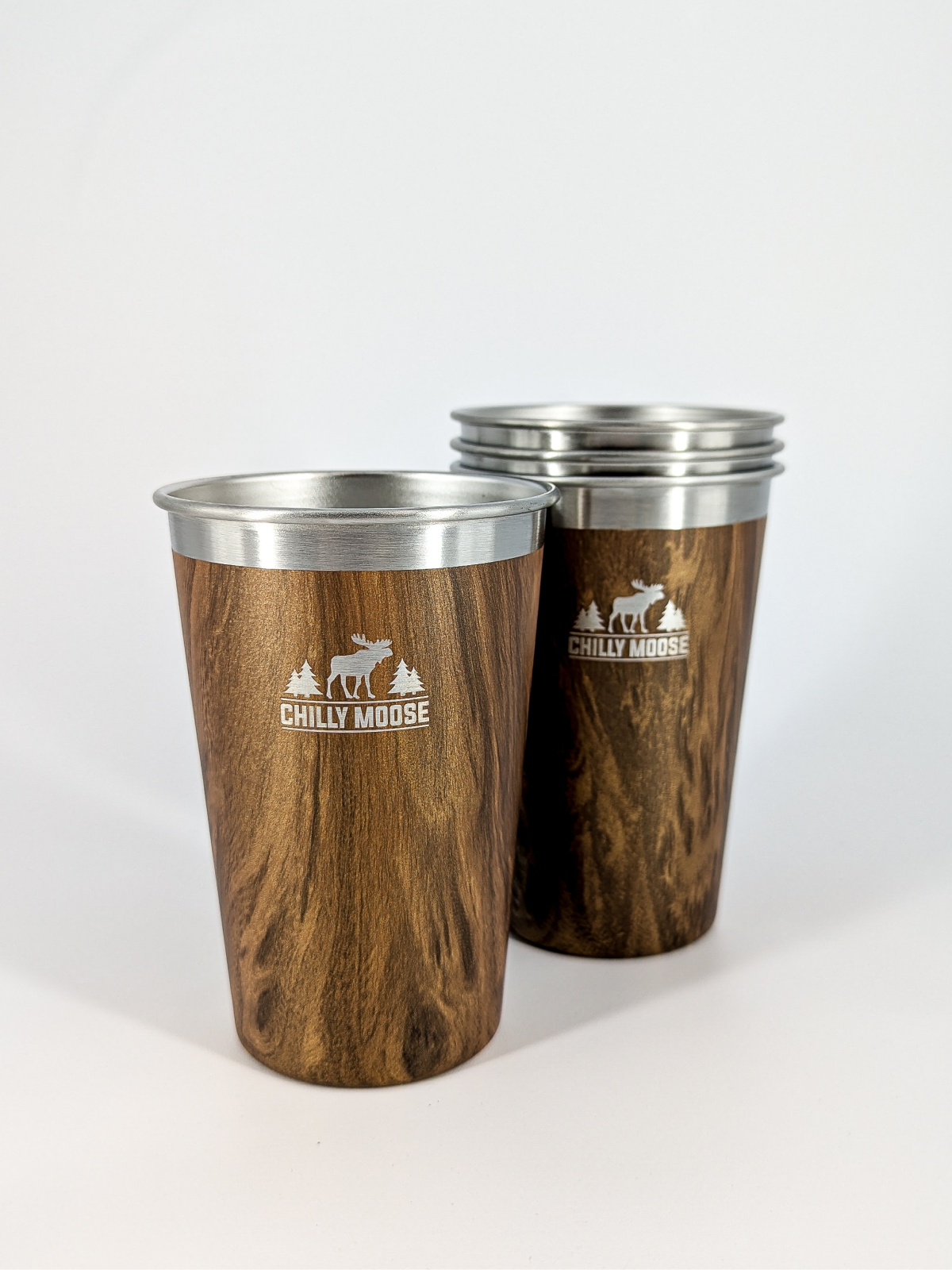 Chilly Moose Long Beach Tumblers - Set of Four - The Engraving Shoppe