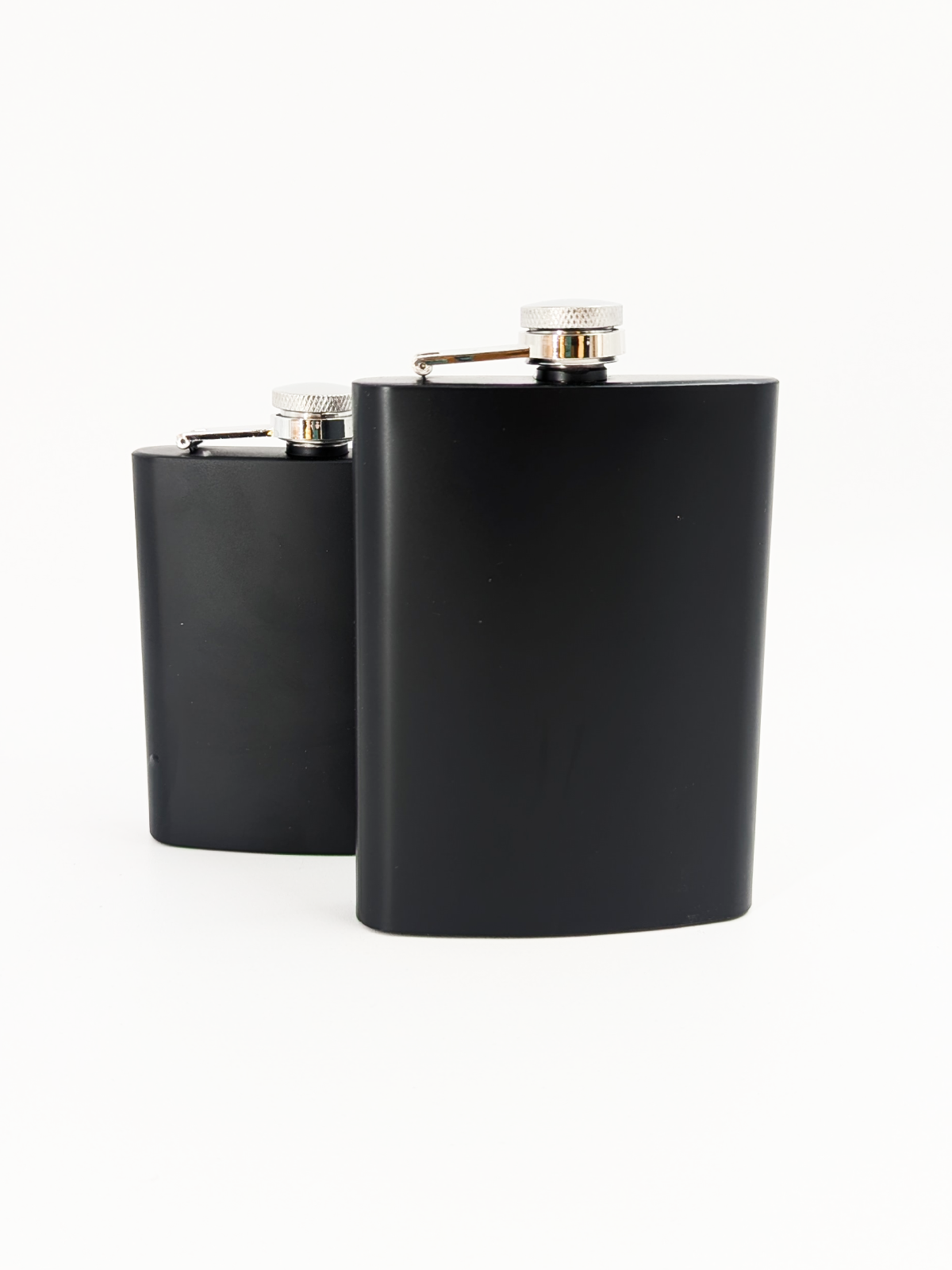 Matte Black Stainless Steel Flask