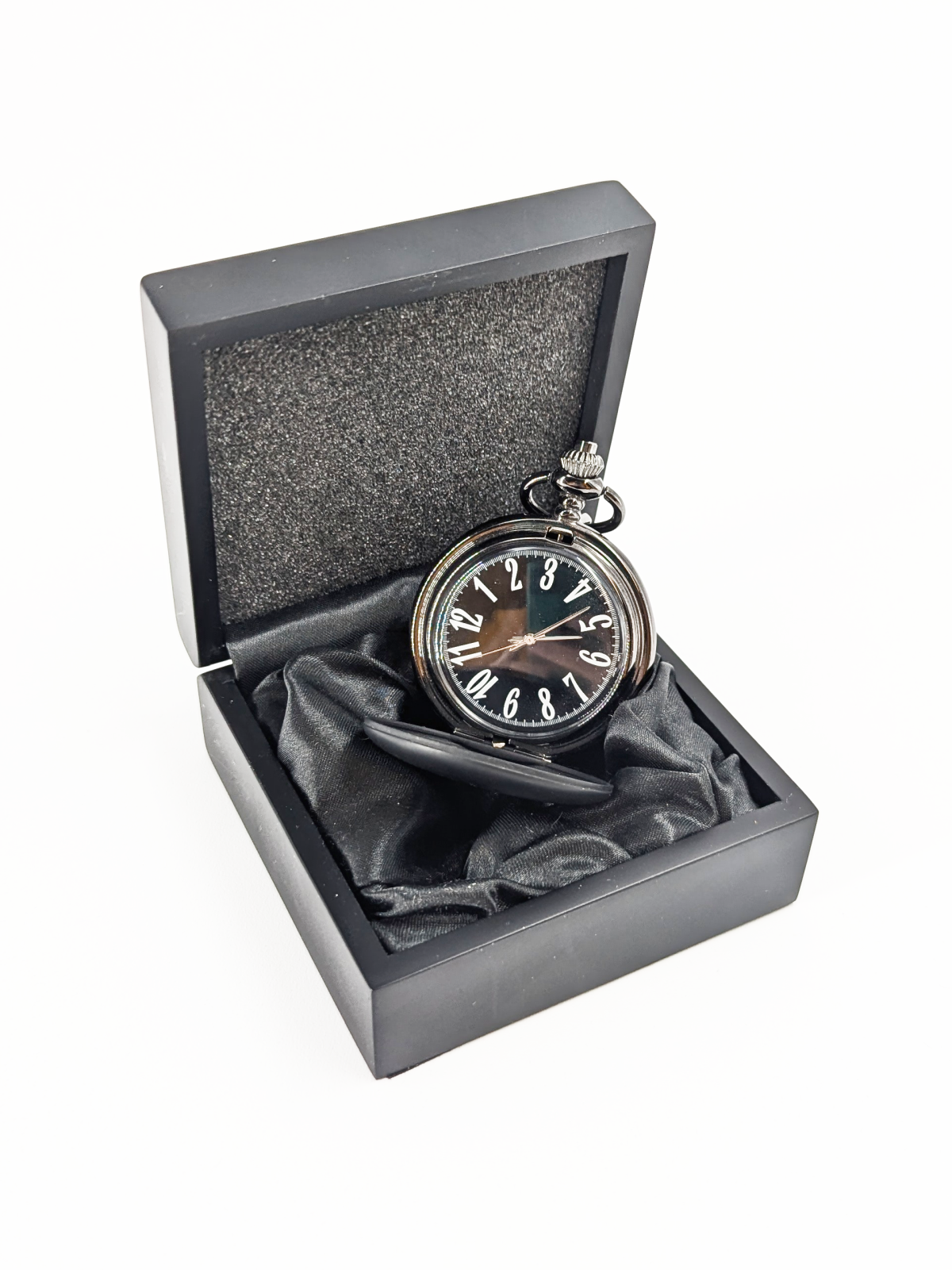 Pocket Watch Black Mechanical