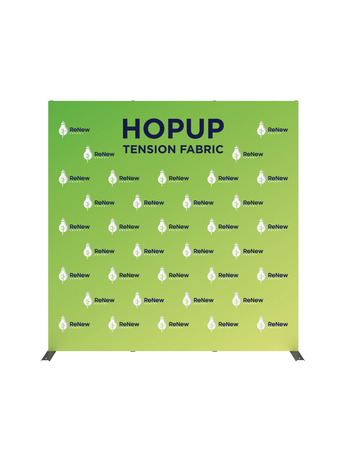 Hopup™ Straight Full Height Tension Fabric Display - 7.5 ft