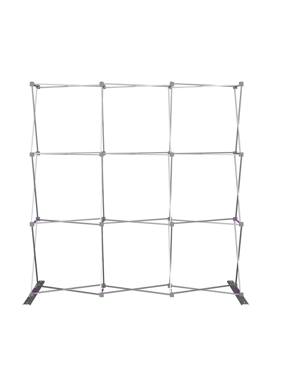 Hopup™ Straight Full Height Tension Fabric Display - 7.5 ft