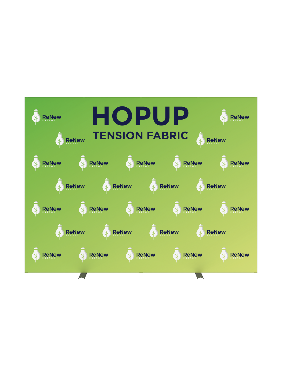 Hopup™ Straight Full Height Tension Fabric Display - 10 ft