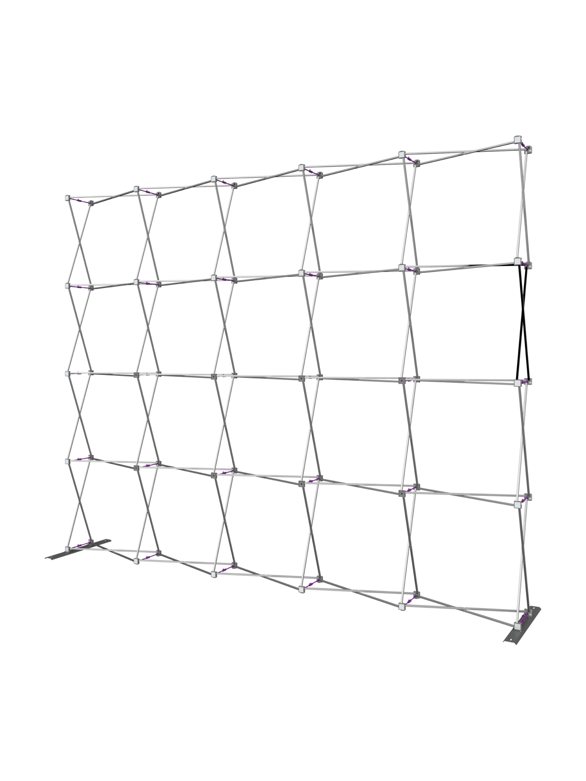 Hopup™ Straight Full Height Tension Fabric Display - 12 ft