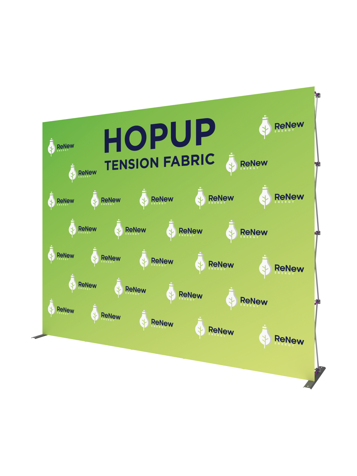 Hopup™ Straight Full Height Tension Fabric Display - 12 ft