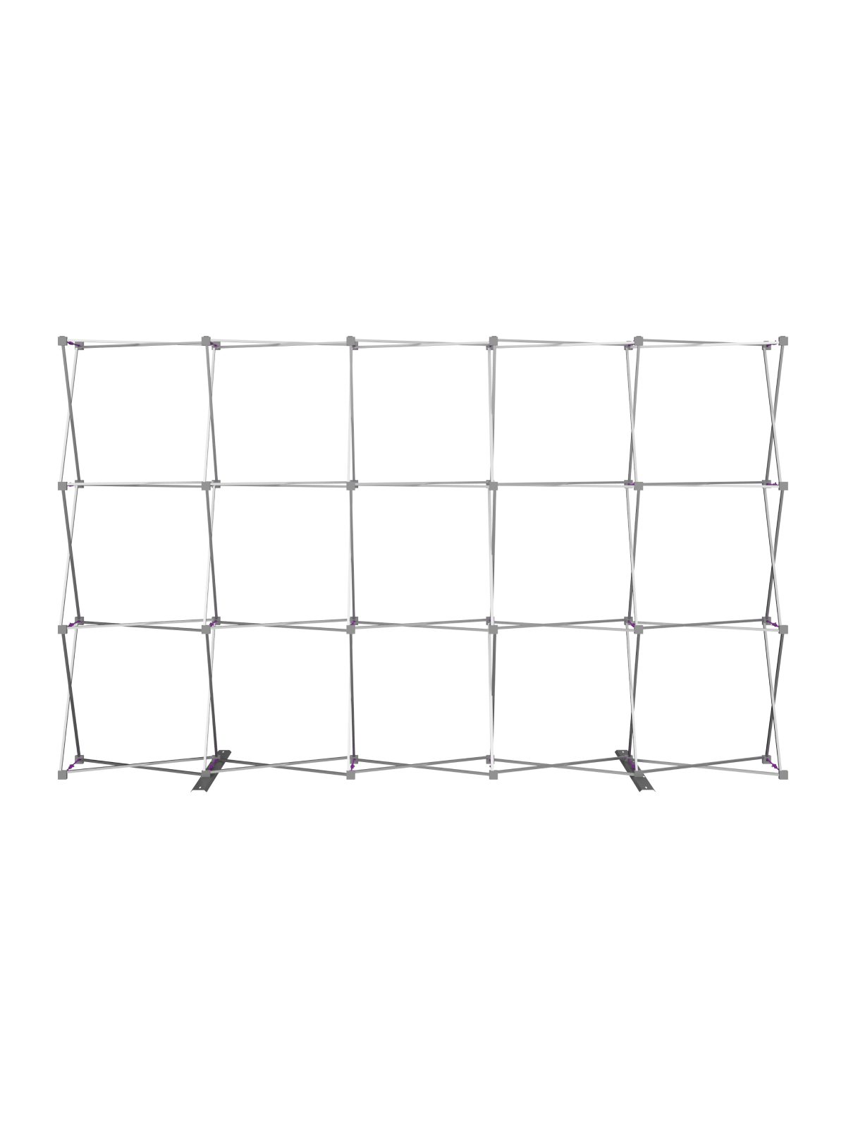 Hopup™ Straight Full Height Tension Fabric Display - 12 ft