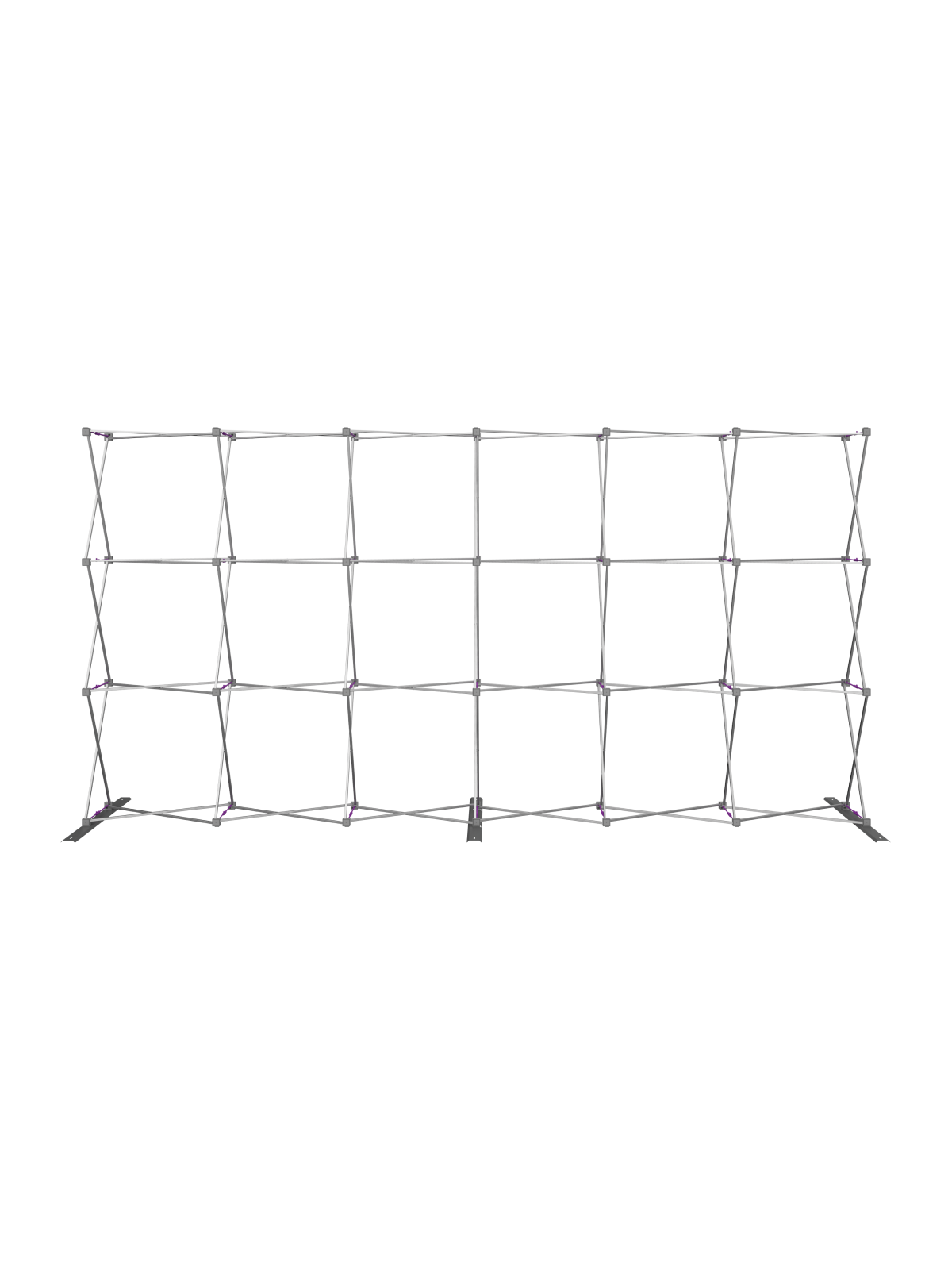 Hopup™ Straight Full Height Tension Fabric Display - 15 ft