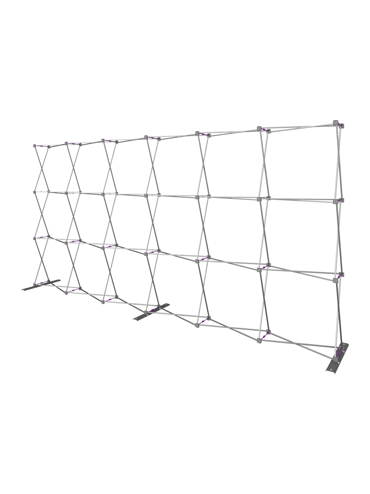 Hopup™ Straight Full Height Tension Fabric Display - 15 ft