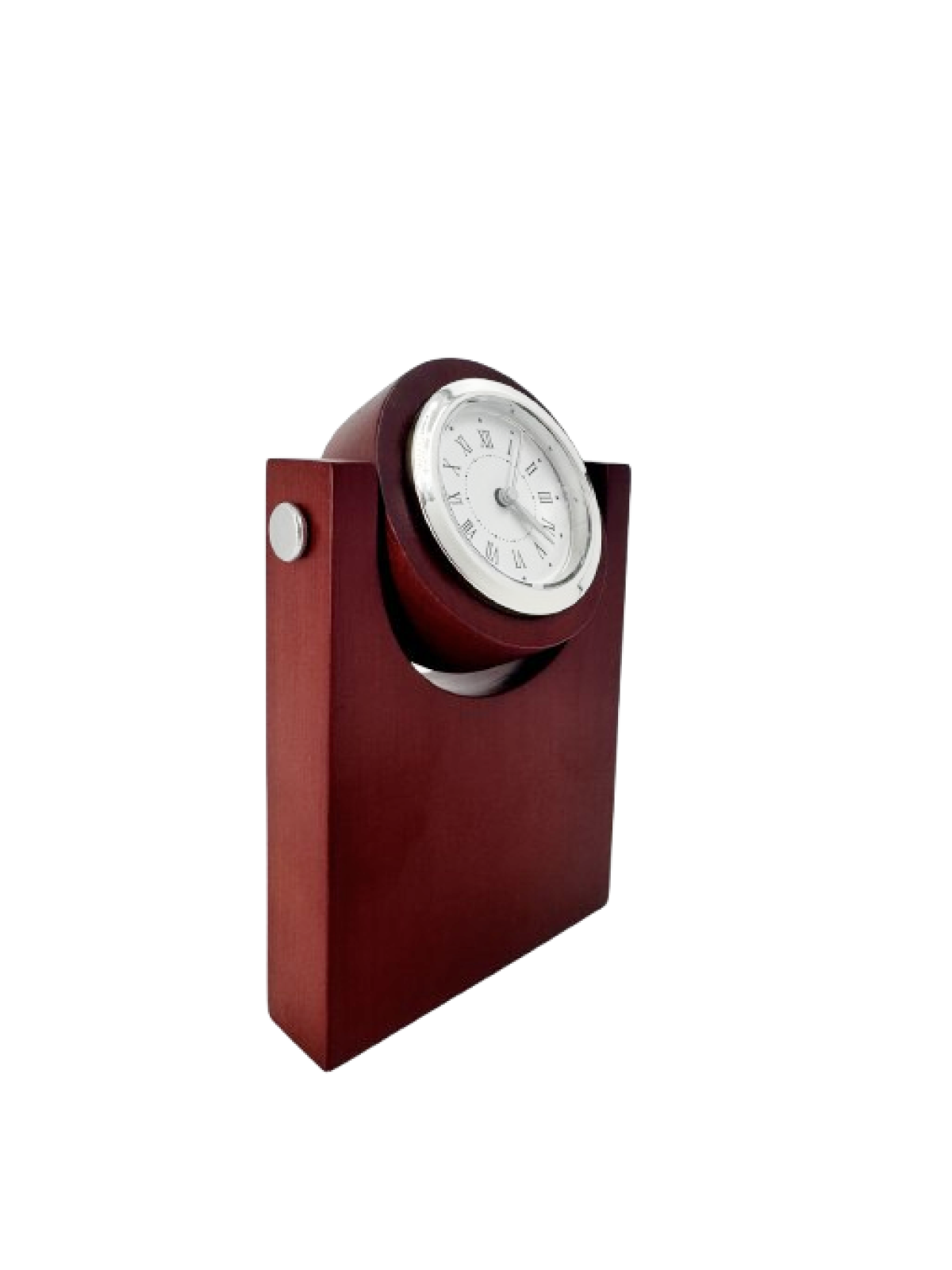 Rosewood Gimbal Desk Clock