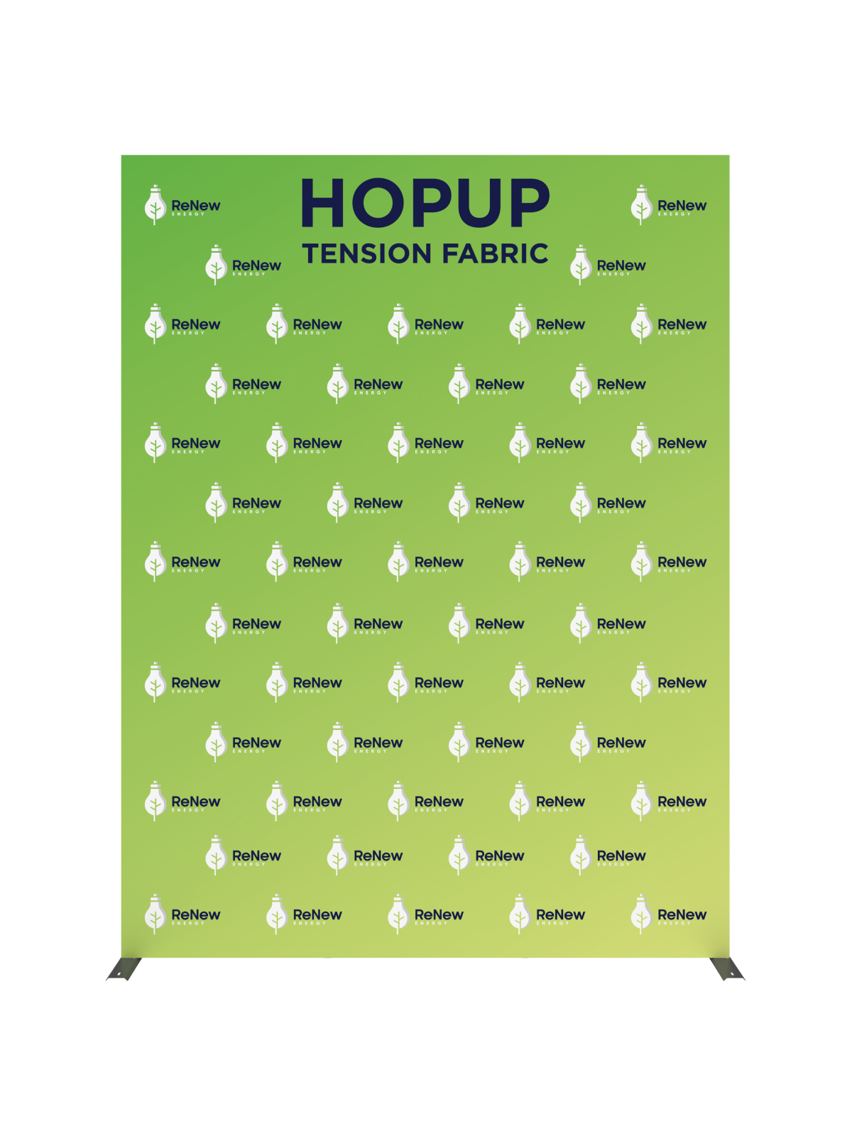 Hopup™ Straight Full Height Tension Fabric Display - 7.5 ft