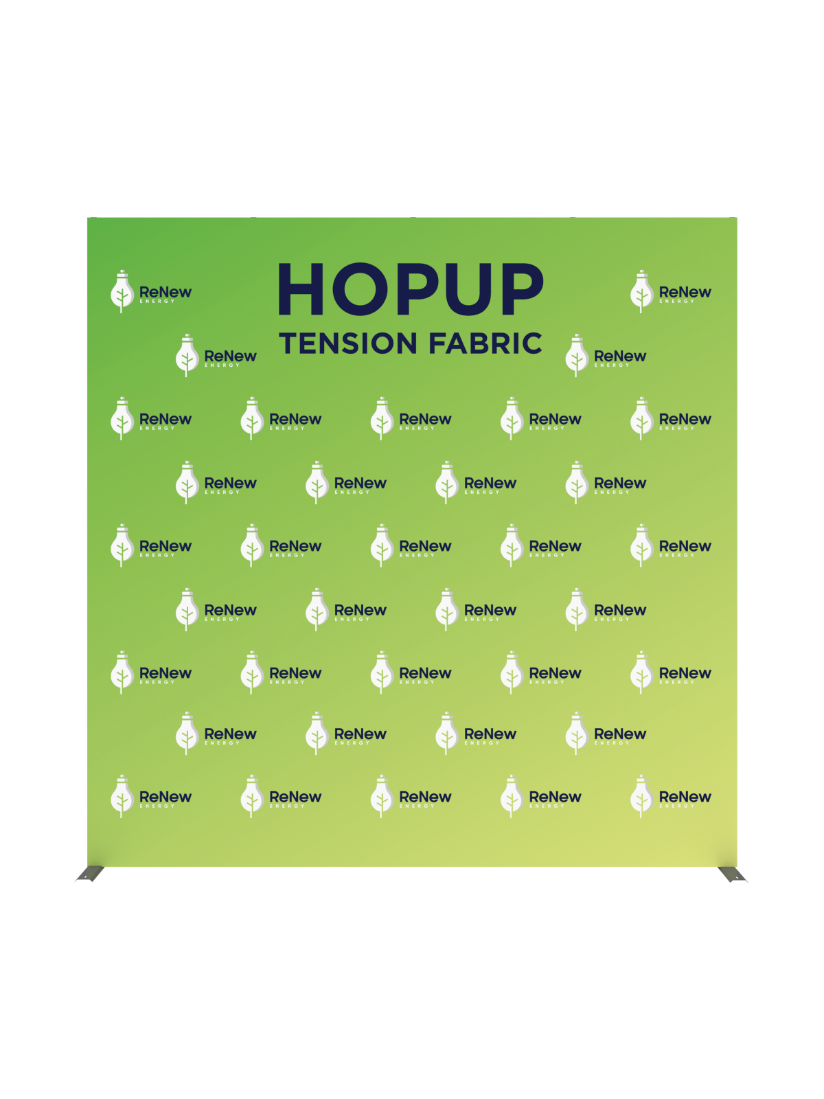 Hopup™ Straight Full Height Tension Fabric Display - 10 ft