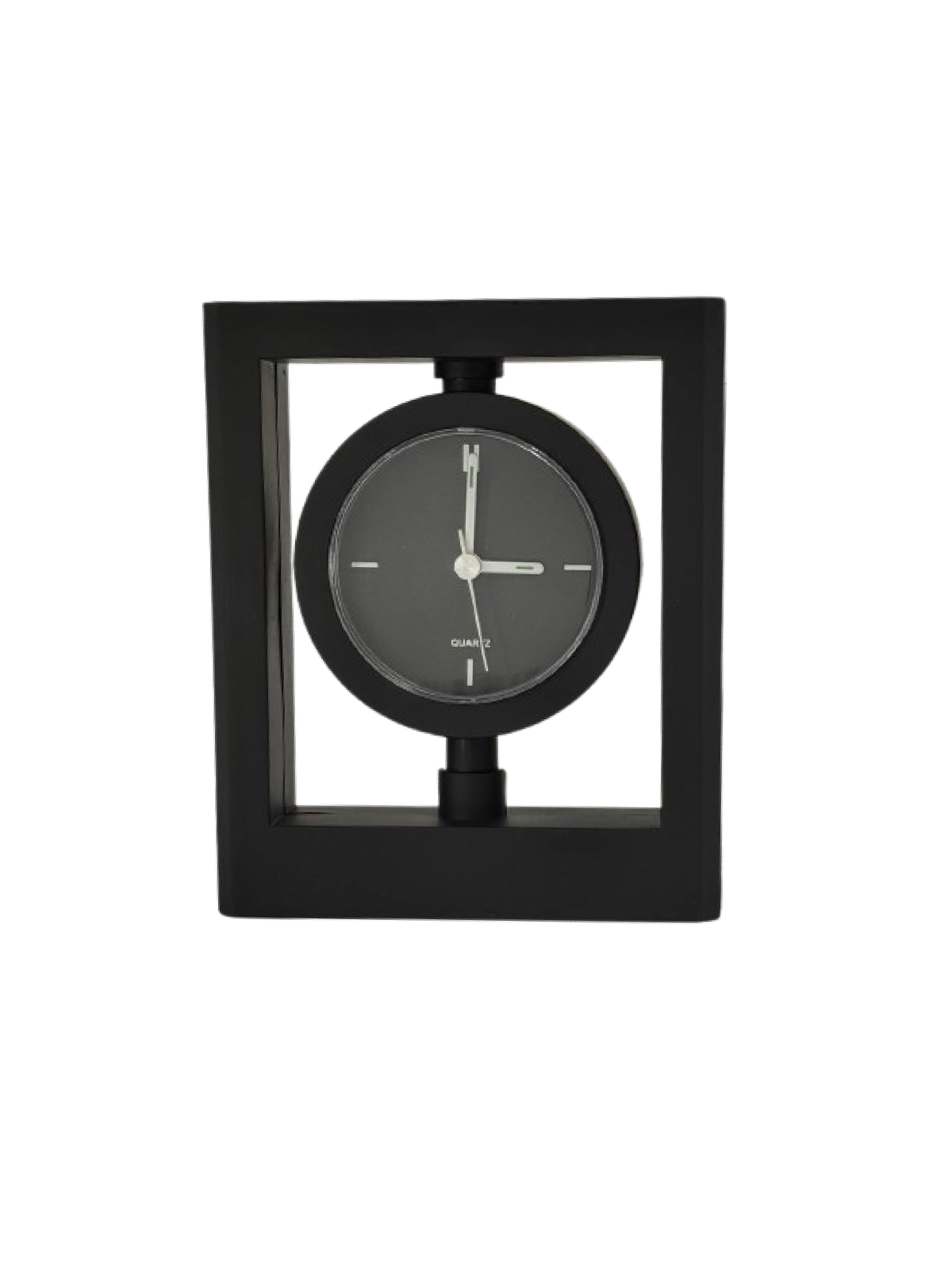 Modern Black Frame Desk Clock