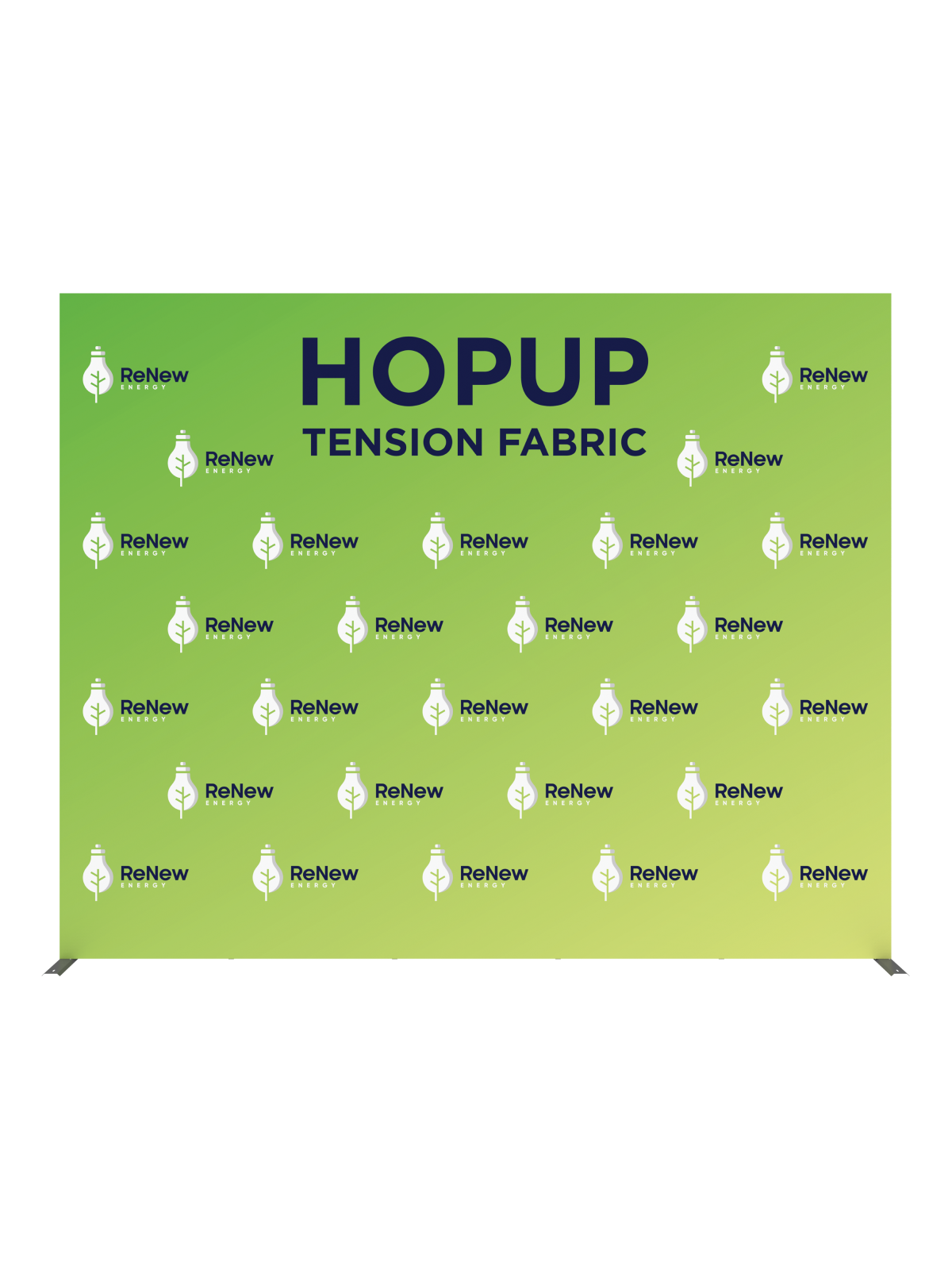 Hopup™ Straight Full Height Tension Fabric Display - 12 ft