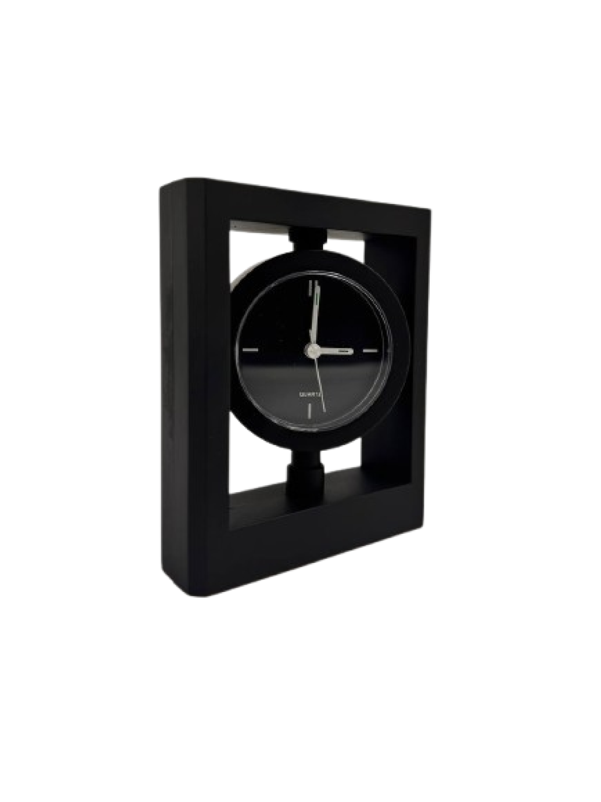 Modern Black Frame Desk Clock