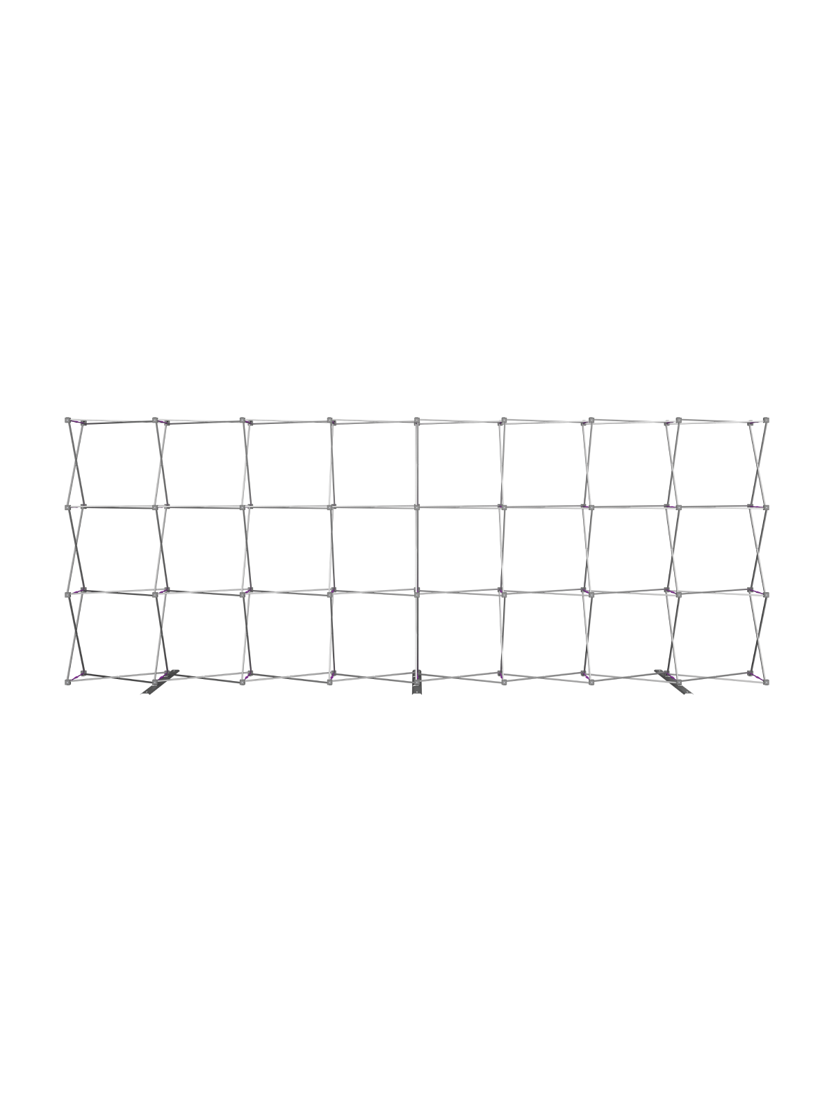 Hopup™ Straight Full Height Tension Fabric Display - 20 ft