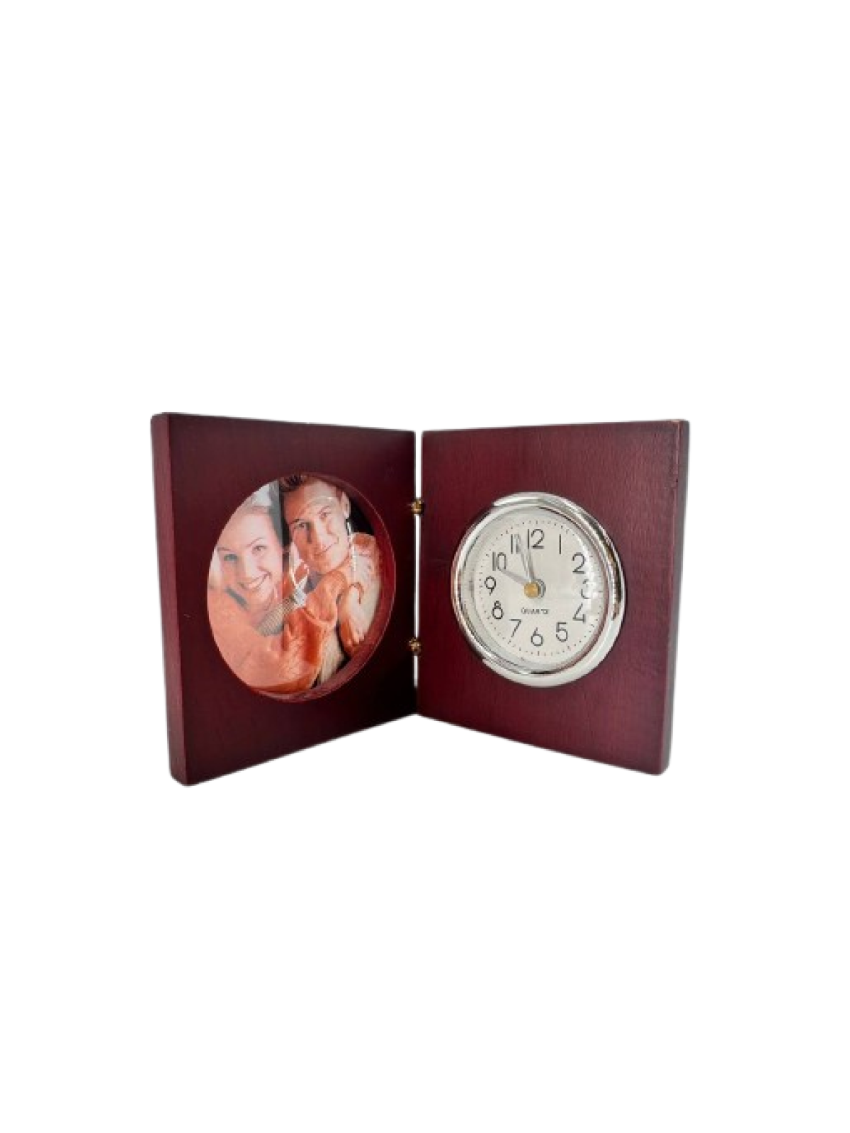 Rosewood Photo Clock