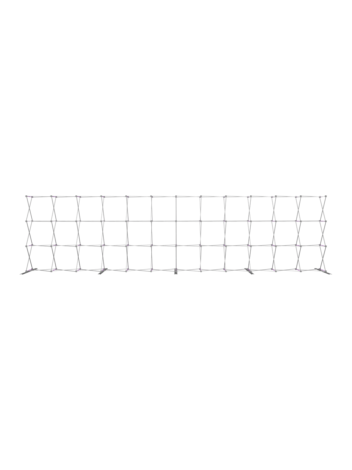 Hopup™ Straight Full Height Tension Fabric Display - 30 ft