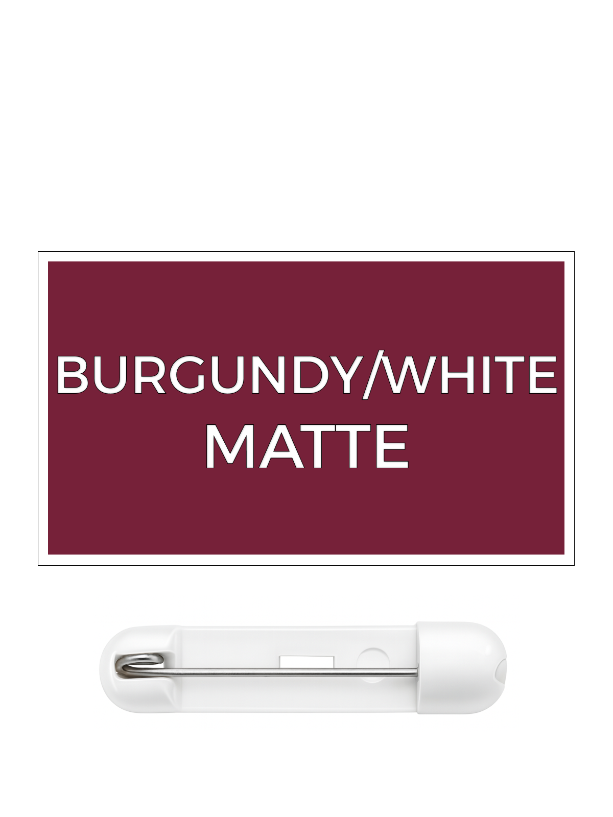 Laser Engraved Plastic Name Tags