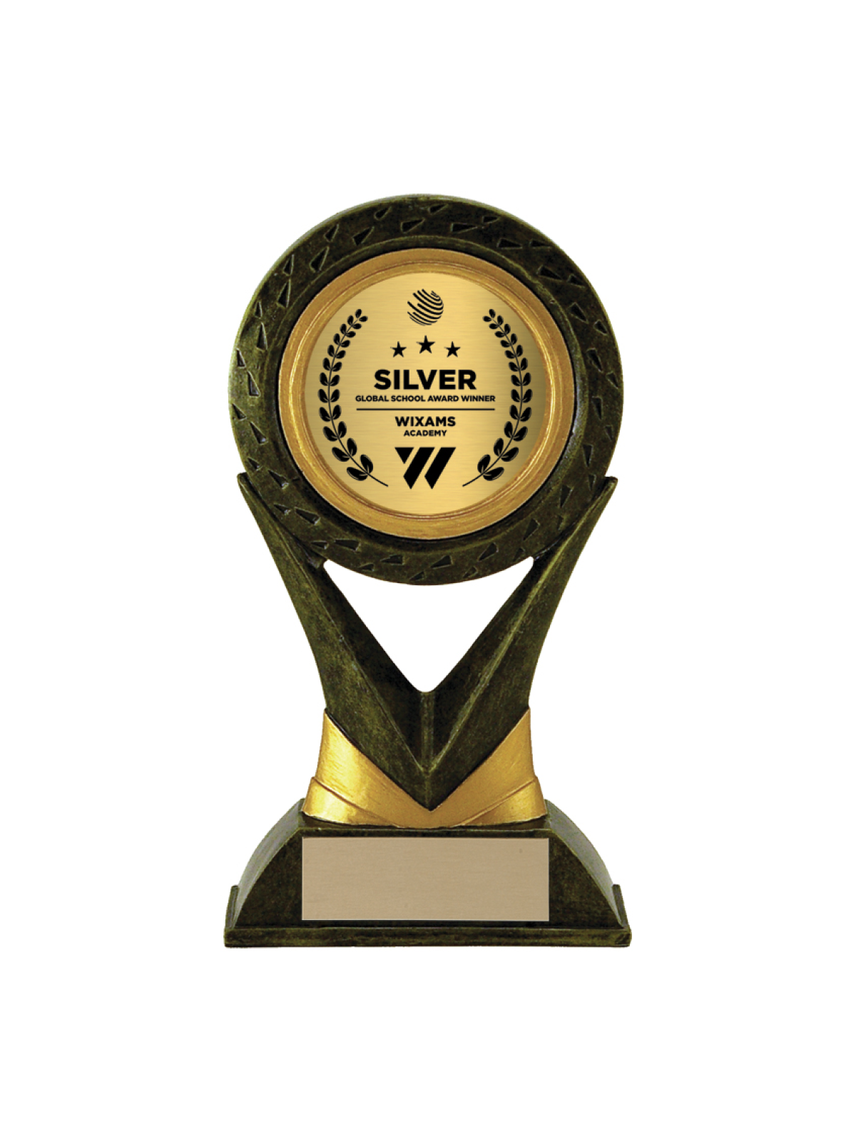 Aztec Gold Apex 2″ Medallion Holder Trophy