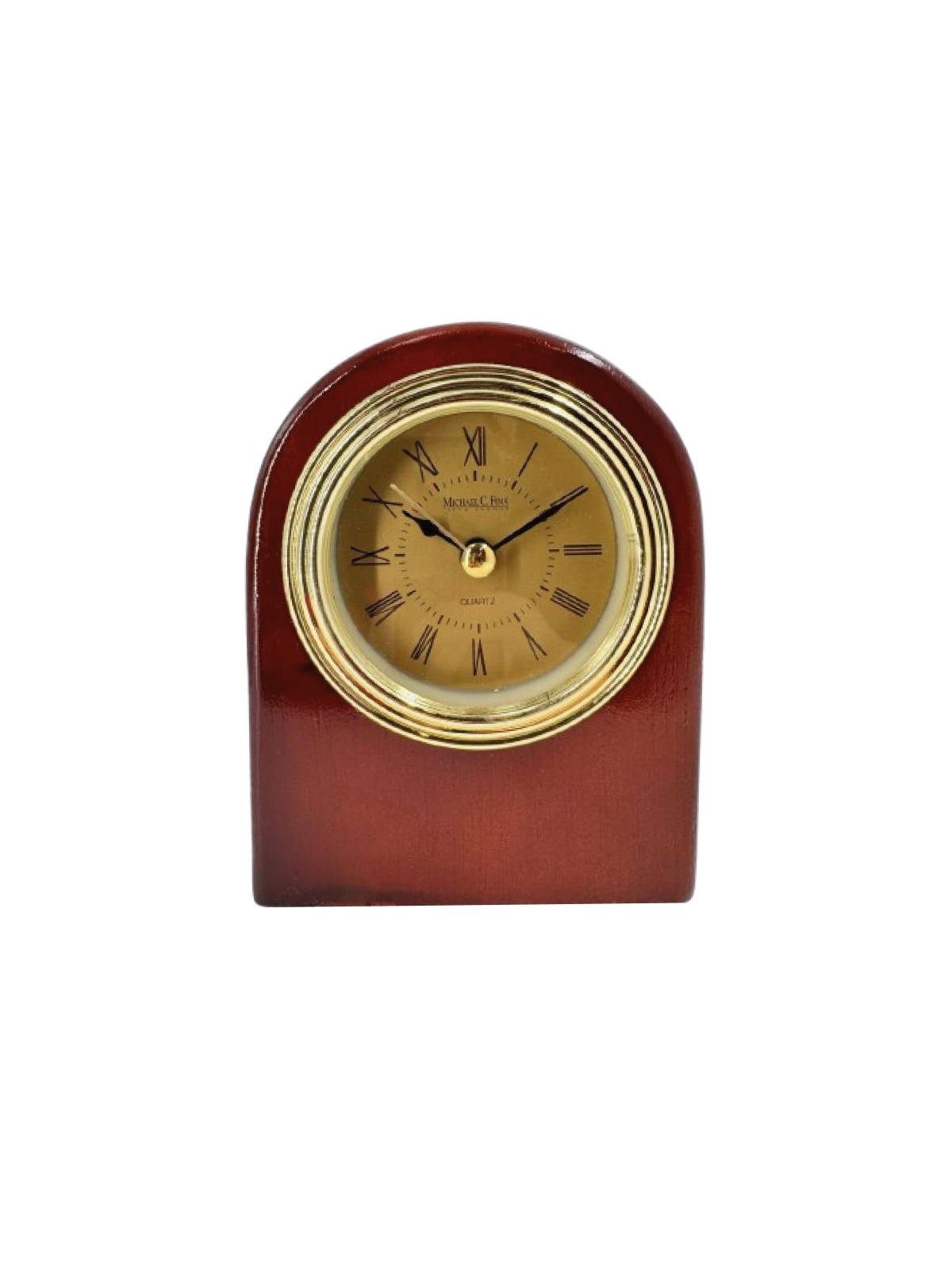 Rosewood Arch Desk Clock