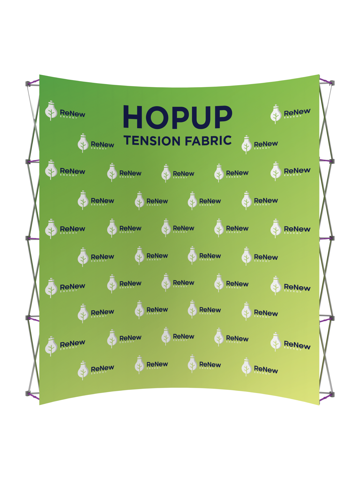 Hopup™ Curved Full Height Tension Fabric Display - 10 ft