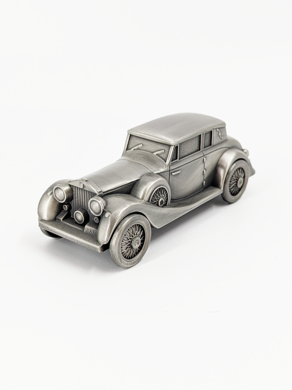 Pewter Piggy Banks - Vintage Car