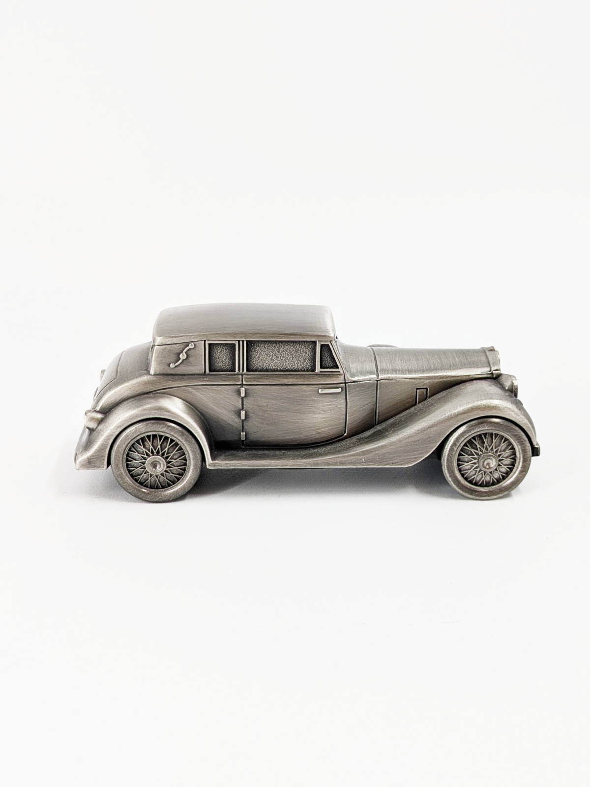 Pewter Piggy Banks - Vintage Car