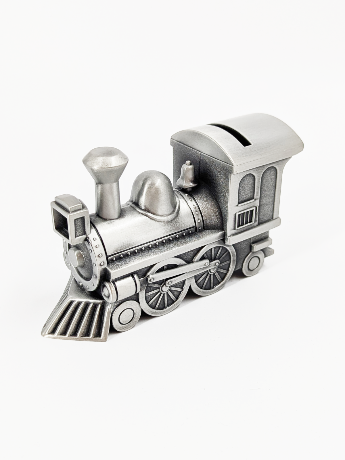 Pewter Piggy Banks - Vintage Train