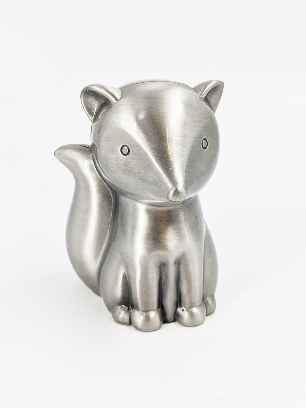 Pewter Piggy Banks - Fox