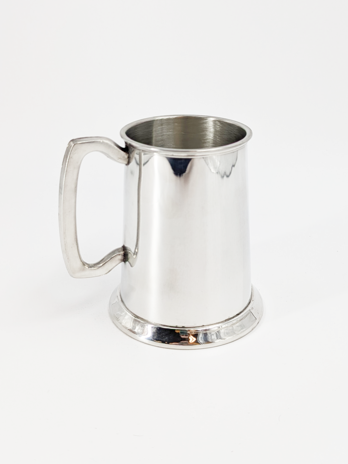 Stainless Tankard - Glass Bottom - 16 oz