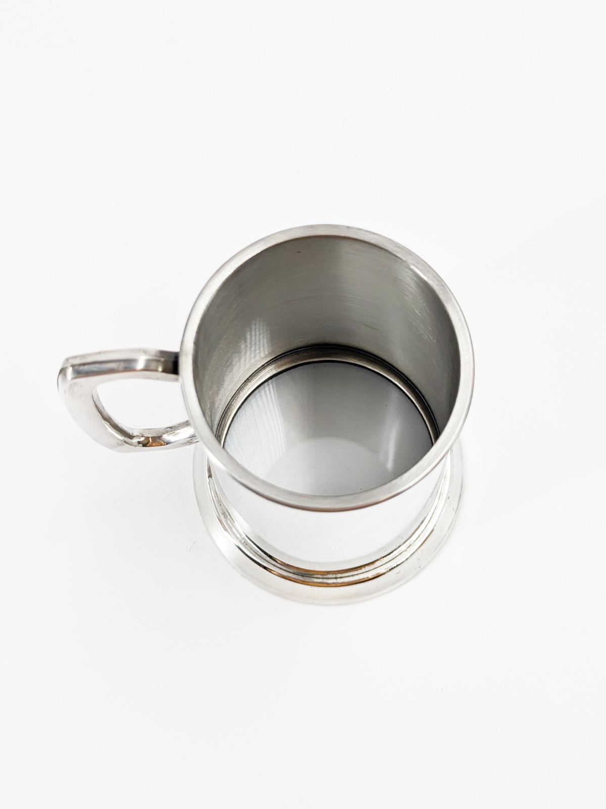 Stainless Tankard - Glass Bottom