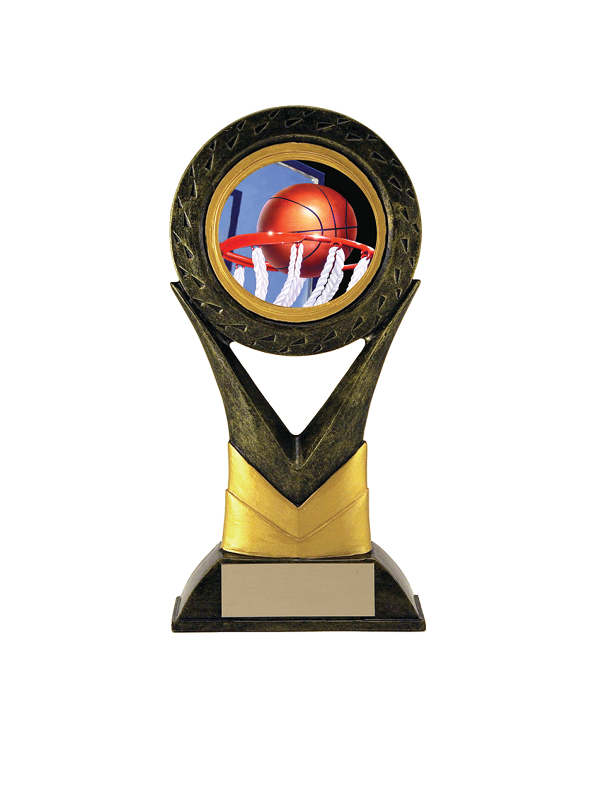 Aztec Gold Apex Disc Trophy