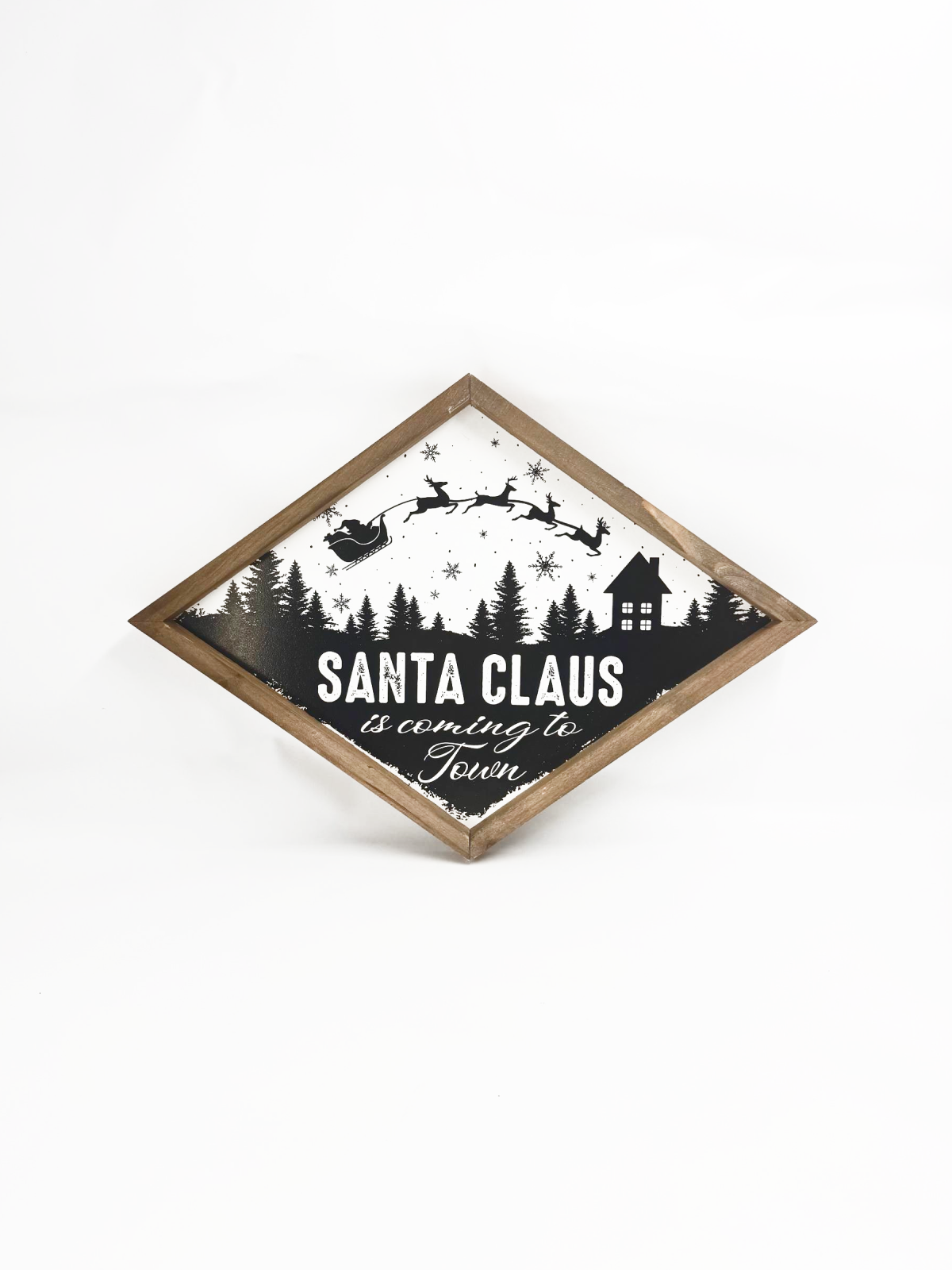 Santa Is Coming to Town – Diamond Wall Art