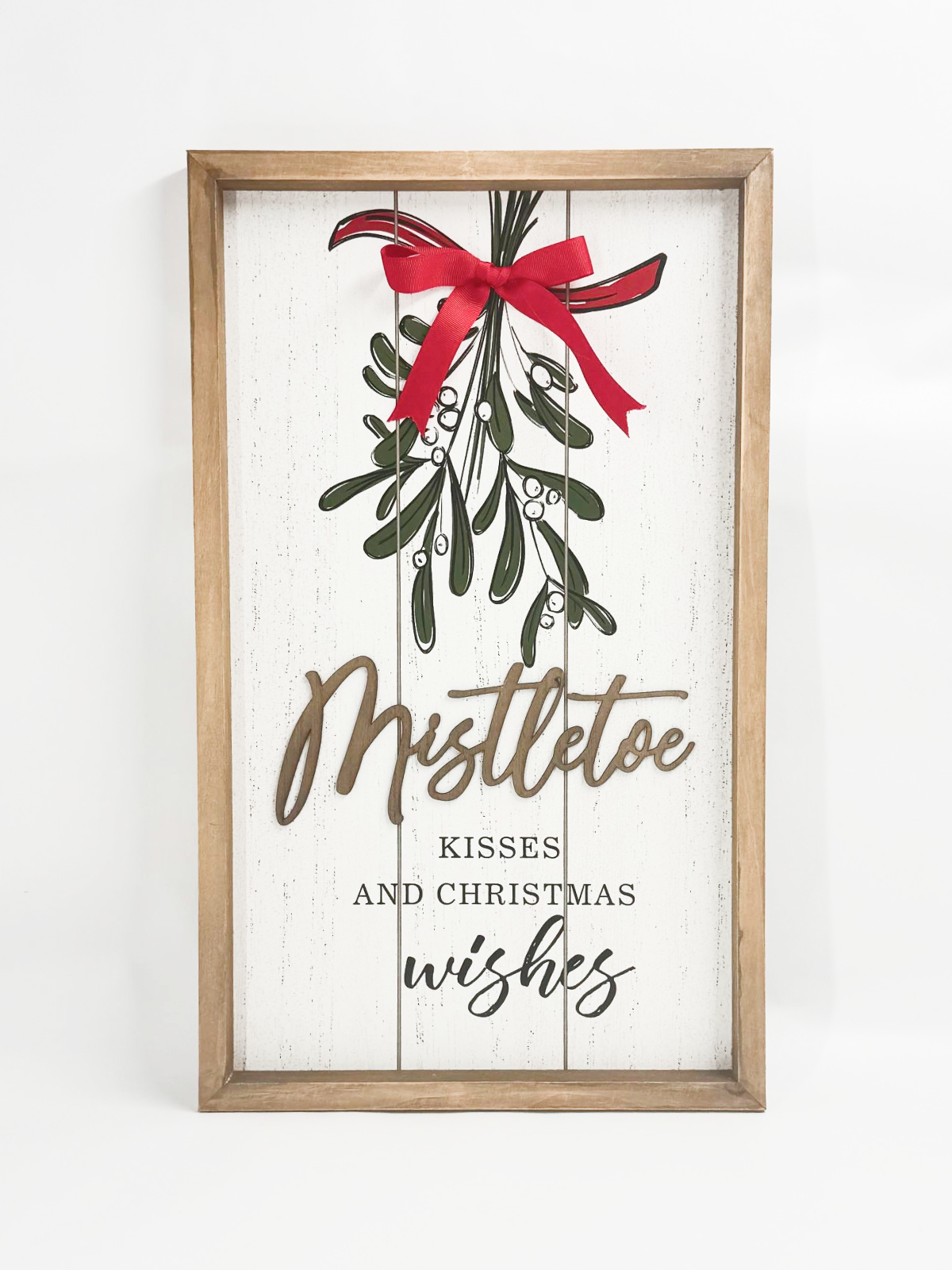 Mistletoe Christmas Wall Sign