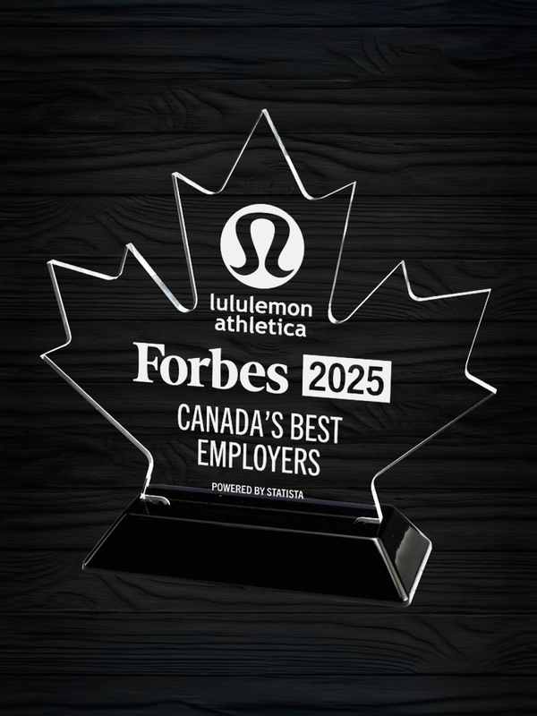 Maple Leaf Acrylic Award