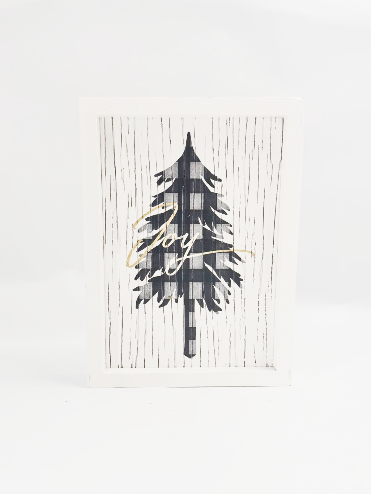 Framed Wooden Holiday Wall Decor