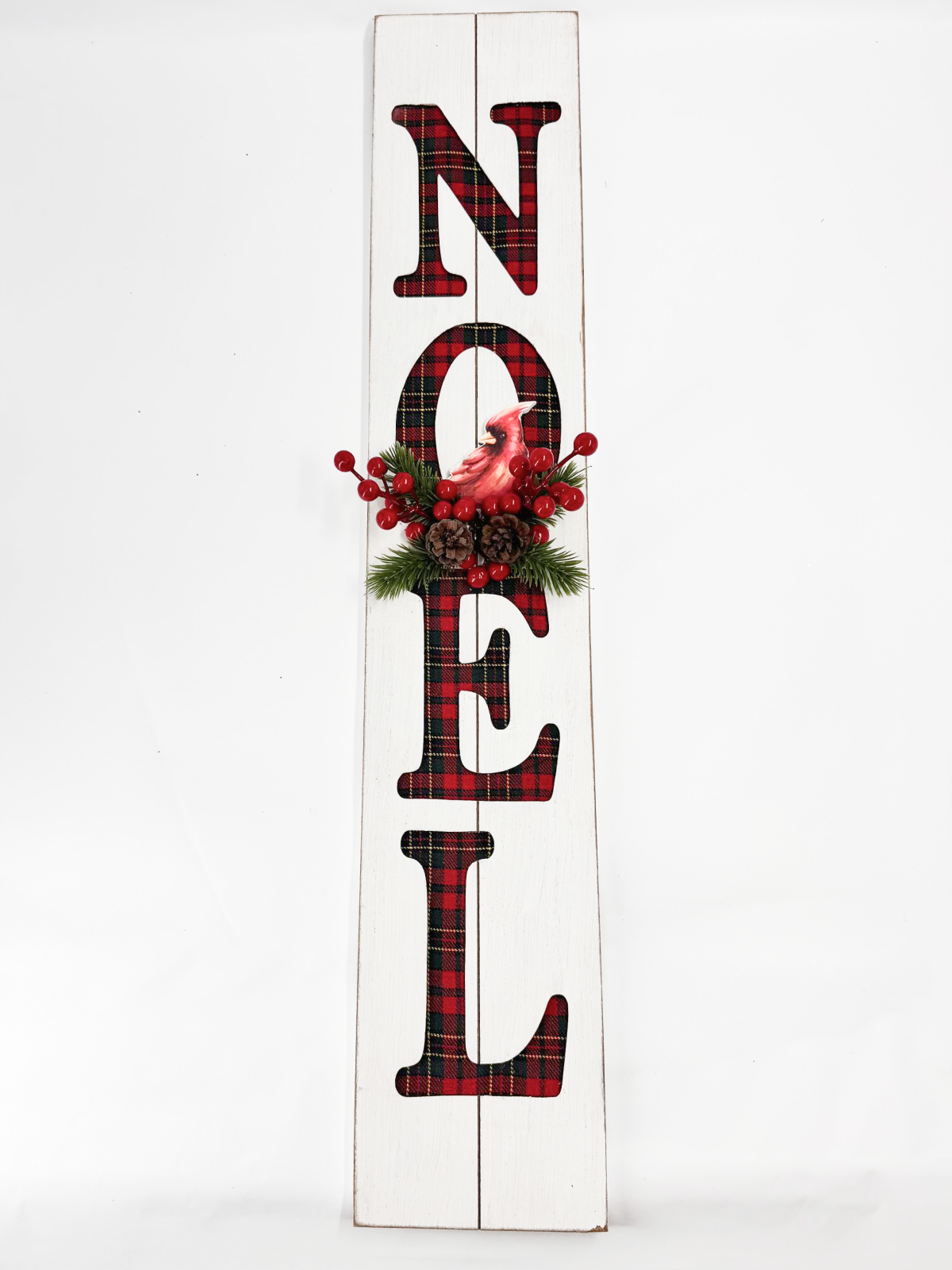 NOEL Wooden Vertical Christmas Sign