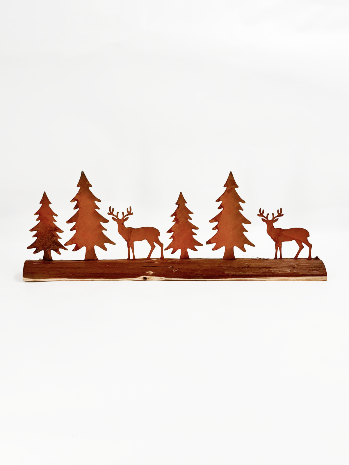 Rustic Woodland Deer & Pine Tree Table Décor