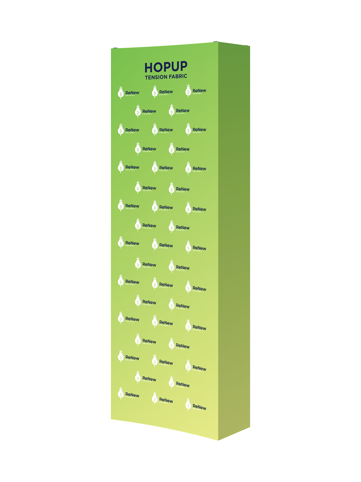 Hopup™ Straight Full Height Tension Fabric Display - 2.5 ft