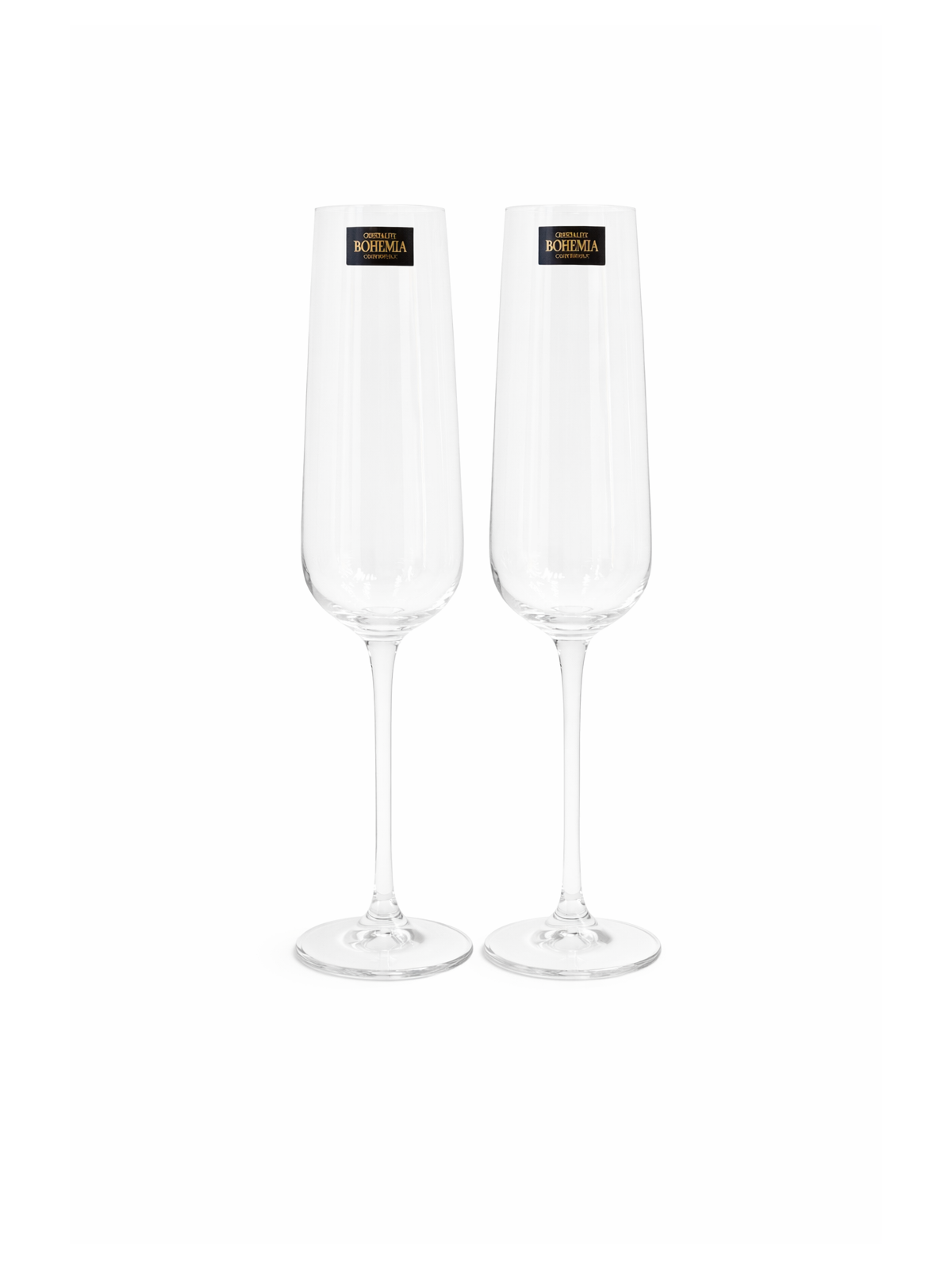 Crystal Champagne Flutes – Classic Design