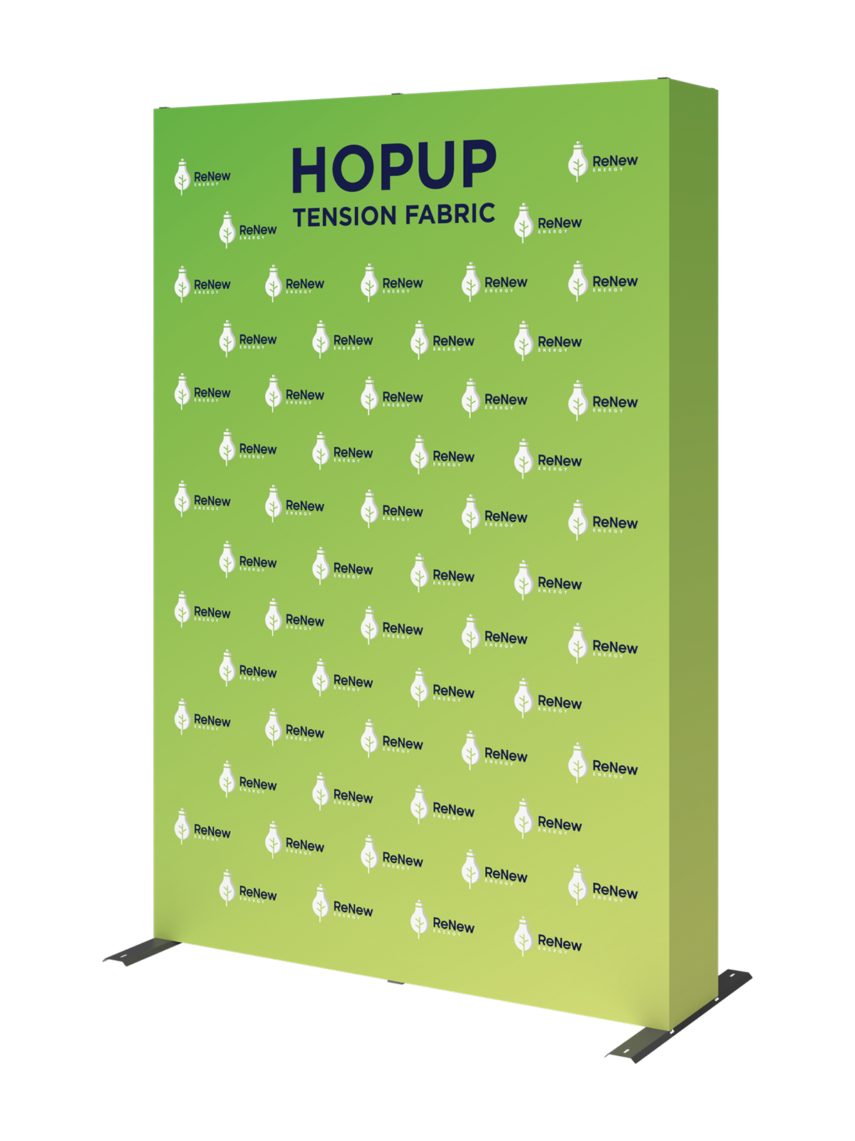 Hopup™ Straight Full Height Tension Fabric Display - 5 ft