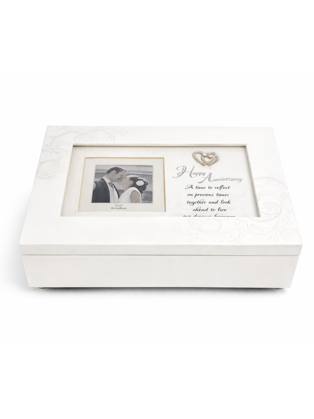 Wedding Music Keepsake Box with Photo Frame