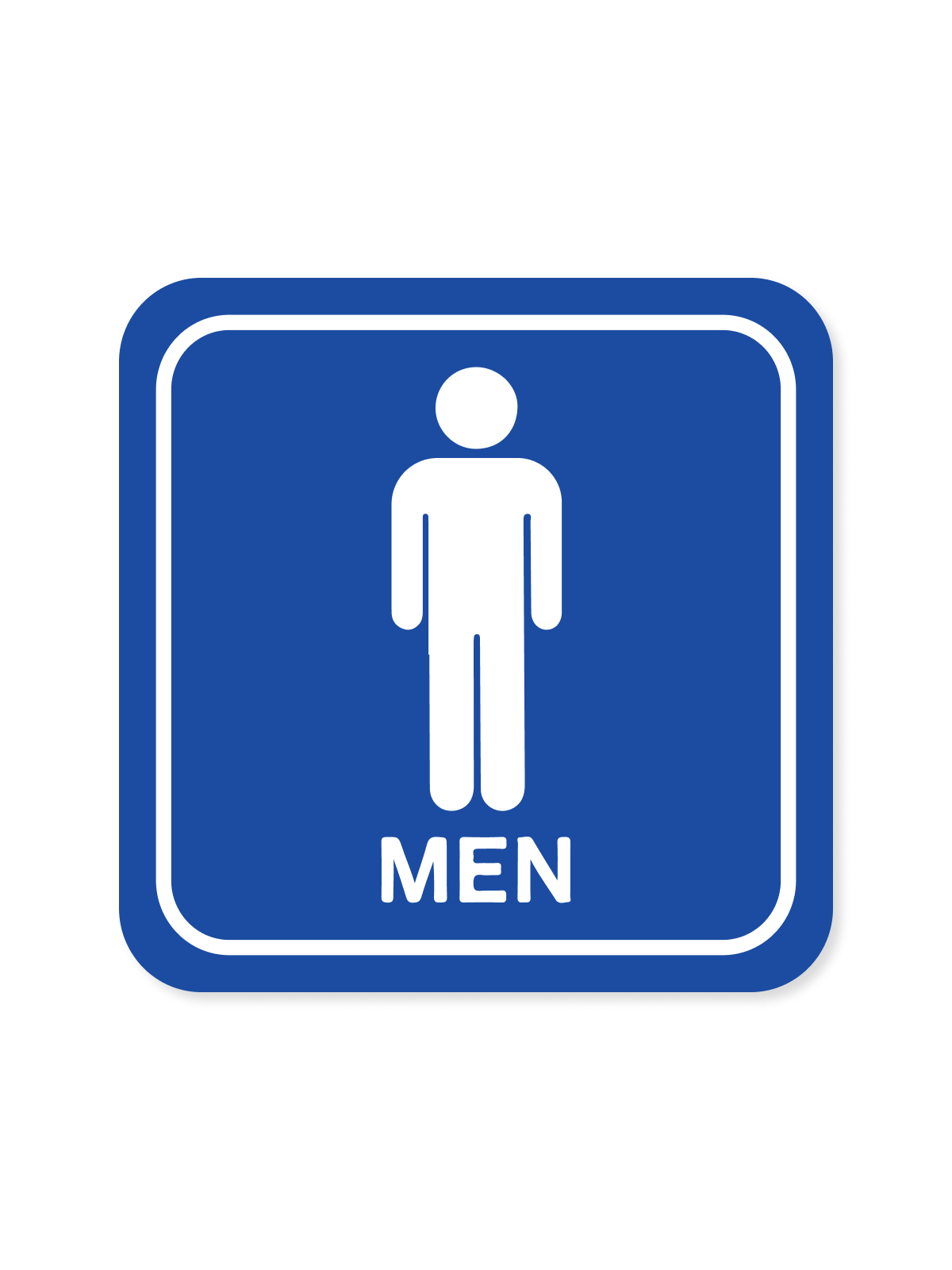 "Man`s & Woman`s Washroom" Aluminum Signs